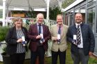 L-r: Sheila Jackson, Andy Johnson, Chris Mason & John Sockett with their bronze medals for 30 years 